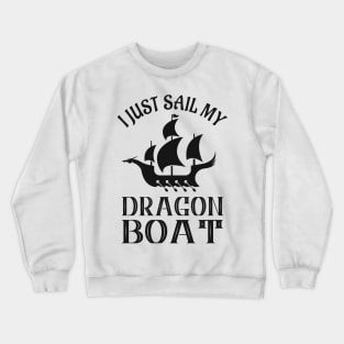 Viking Ship Dragon Boat Crewneck Sweatshirt